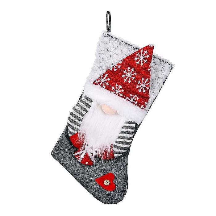 Christmas Stockings Candy Bag for Home Holiday Decoration, A