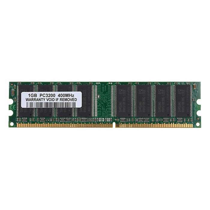 2 Pieces 1gb Ddr1-400mhz Pc Desktop Memory Pc1-3200 184pin Dimm Ram