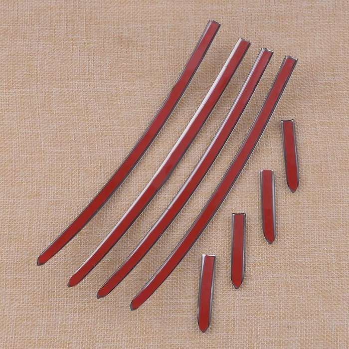 8pcs Stainless Steel Chrome Door Handle Stripe Cover Trim for Ford