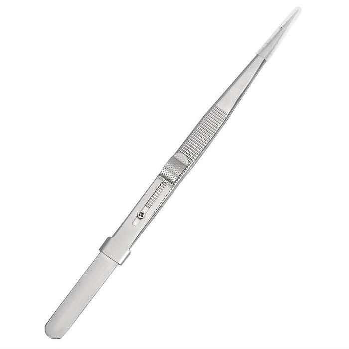 165mm Precision Adjustable Slide Lock Tweezers for Jewelry Electronic