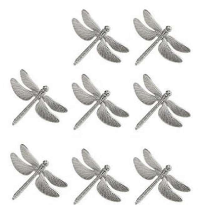 Silver Napkin Rings Set 8 for Wedding Holiday, Dinner Party Occasion