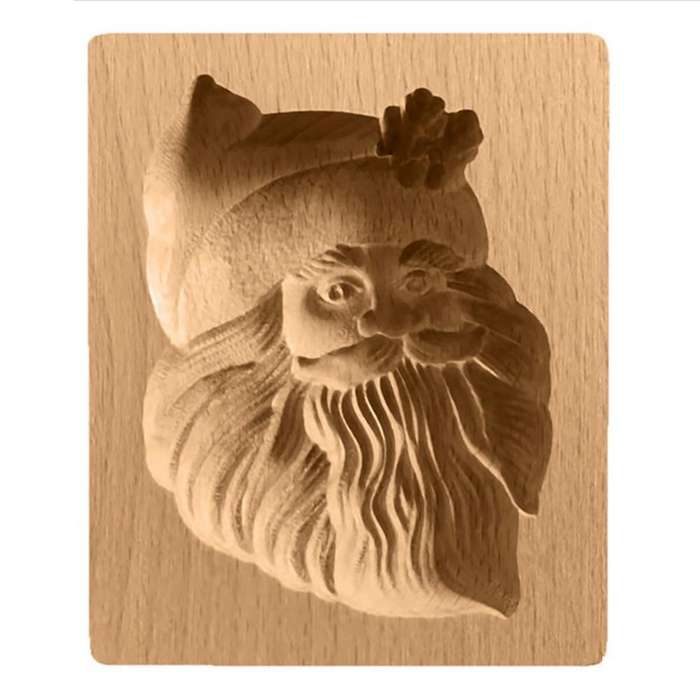 Cookie Mold Shortbread Mold Wooden Shortbread Mold(santa Claus)