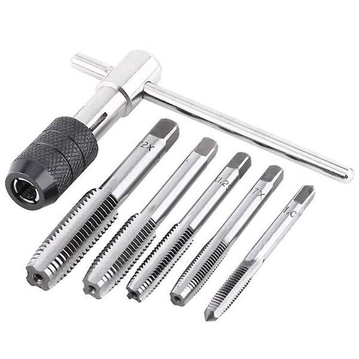 T-type Machine Metal Tap Wrench M6-m12 Tap Set Diy Tool Wrench Set