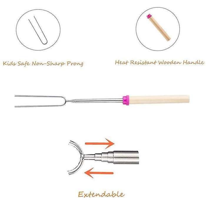 Marshmallow Roasting Sticks Telescoping Marshmallow Skewers