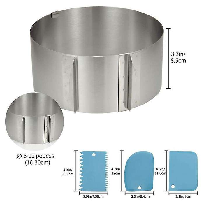 Baking Tray,4piece Set,stainless Steel Baking Accessories,round