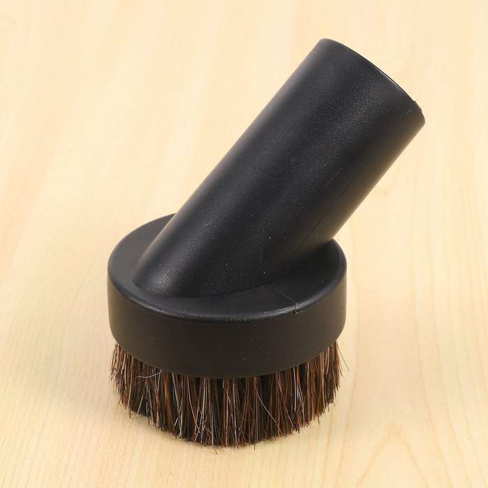 4 Pcs Horsehair Bristle Vacuum Cleaner Round Dusting Brush