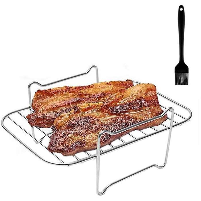 Air Fryer Rack for Double Basket Air Fryers for Ninja Foodi Dz201/401