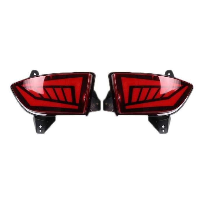 1 Pair Led Rear Bumper Light Tail Turn Signal Warning Reflector Lamp