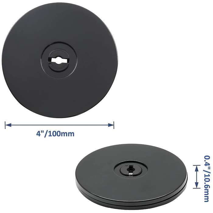 Acrylic Turntable Organizer Rotating Organizer Swivel Plate