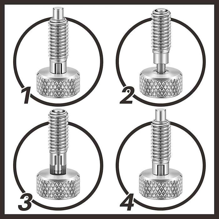 Hand Retractable Spring Plunger Release Pins for Rolling Toolbox B