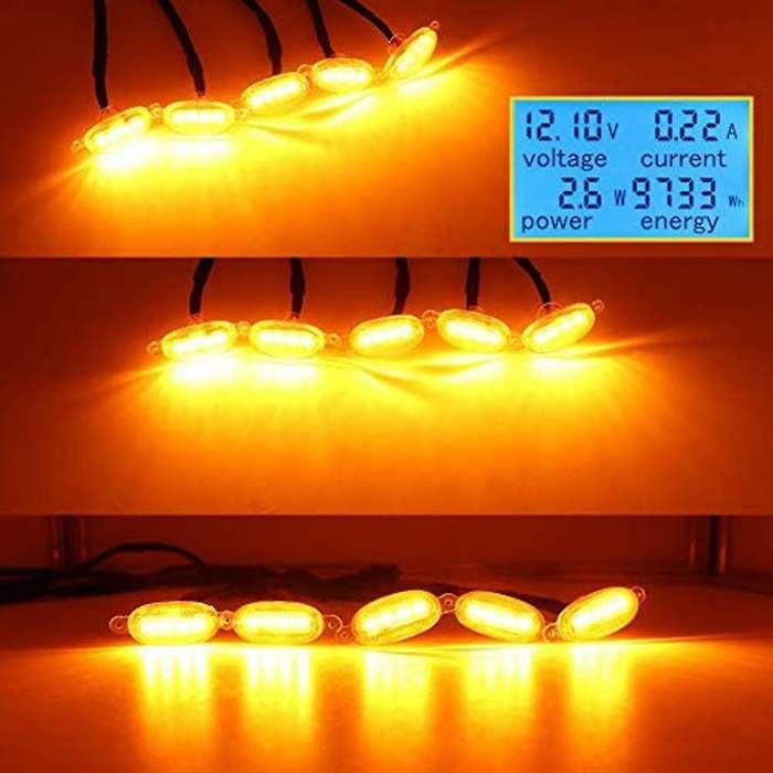 5pcs Car Front Bumper Led Grille Light for Suv Ford F-150 Raptor