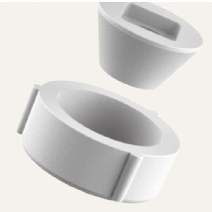 Glass Salt and Pepper Grinders Kitchen Gadgets Spice Bottles-white