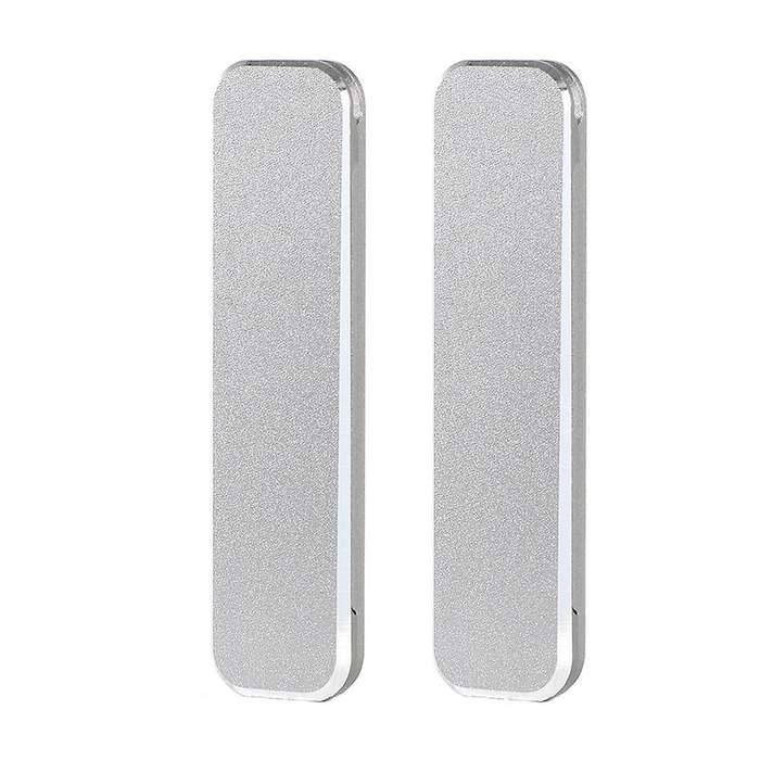 2pcs Adjustable Multi Angle Aluminum Mobile Phone Holder ,grey