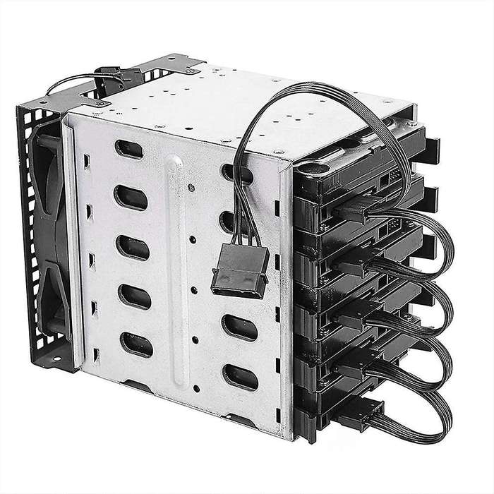 4pin Ide 1 to 5 Sata 15pin Hard Drive Power Supply Splitter Cable