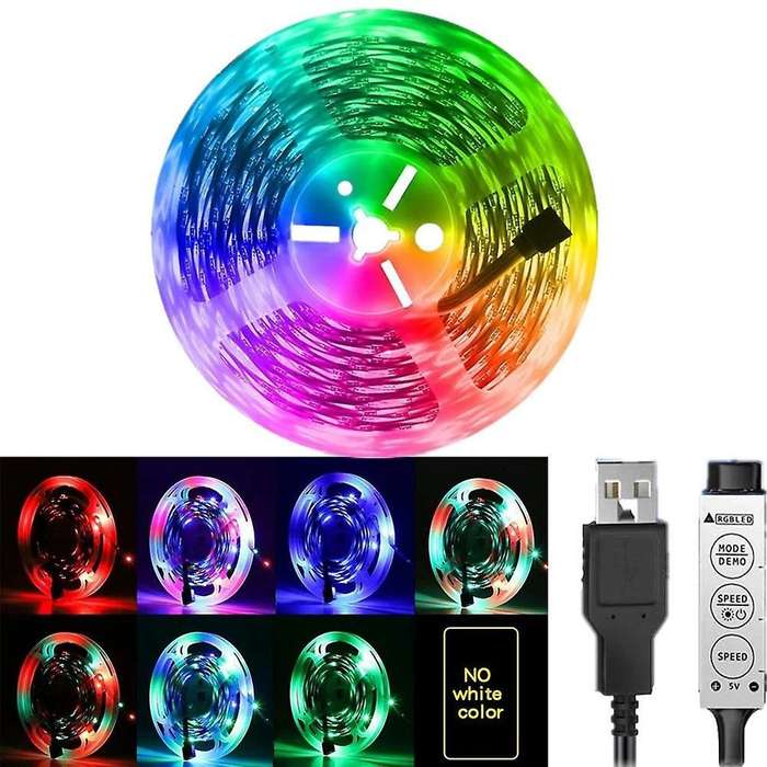 Rgb Led Strip Lights Smd2835 Usb Tv Backlight Holiday Decor Lamps