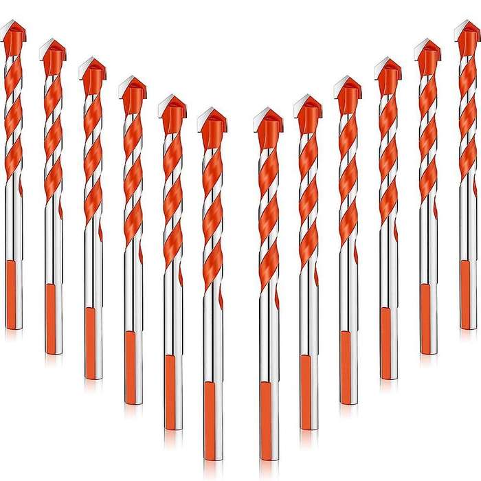 12 Pieces Hand Bit Set Triangular Handle Multifunctional Drill Bits