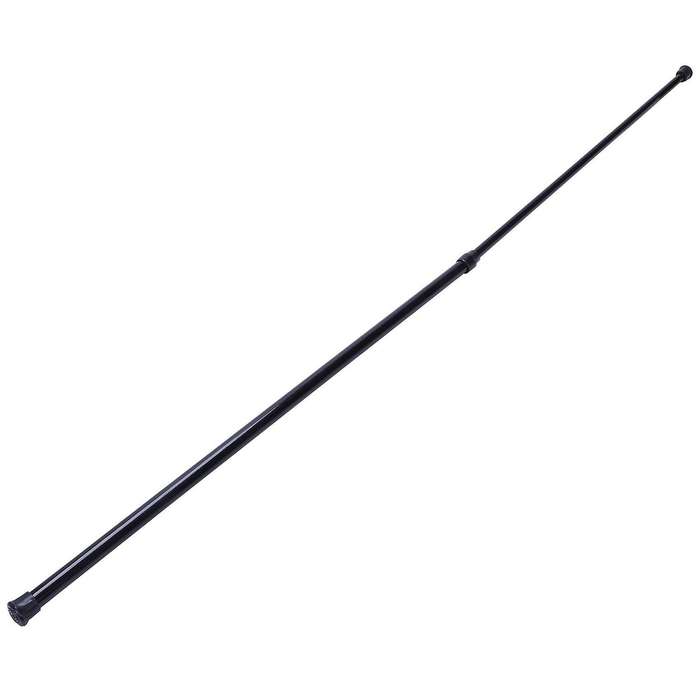 Telescopic Spring Tension Curtain Rail Pole Rods,55-90cm,black