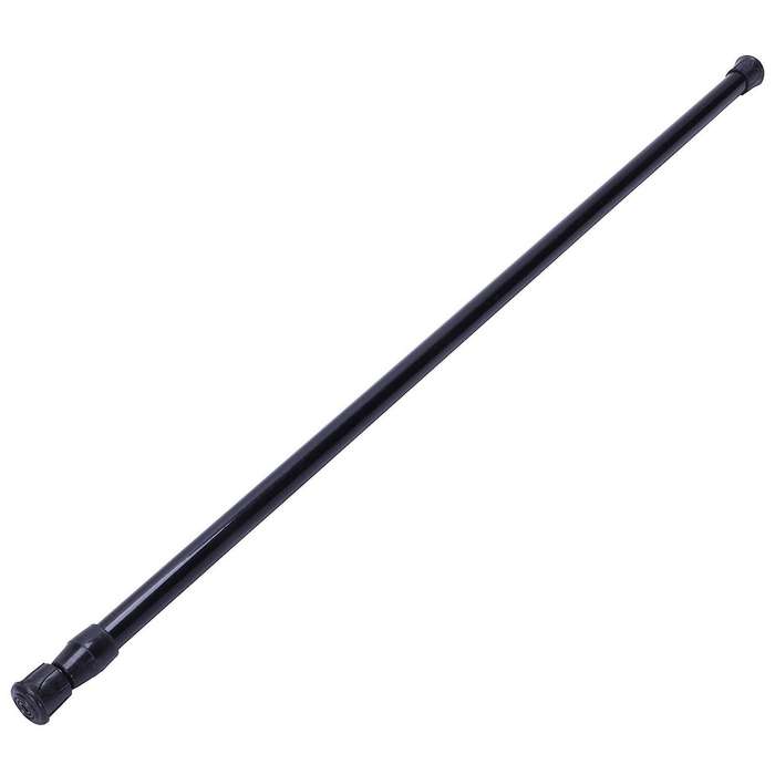Telescopic Spring Tension Curtain Rail Pole Rods,55-90cm,black