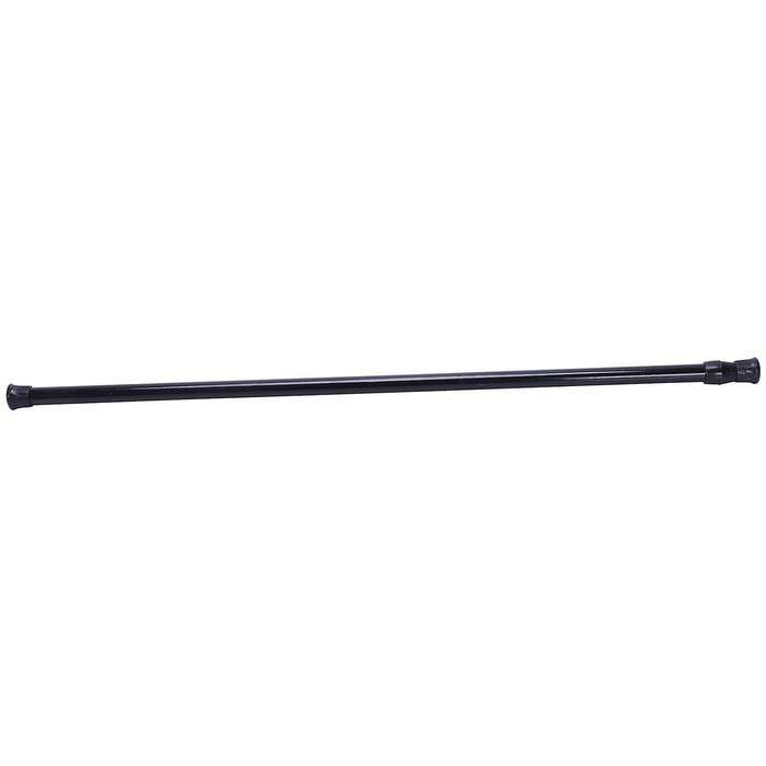 Telescopic Spring Tension Curtain Rail Pole Rods,55-90cm,black
