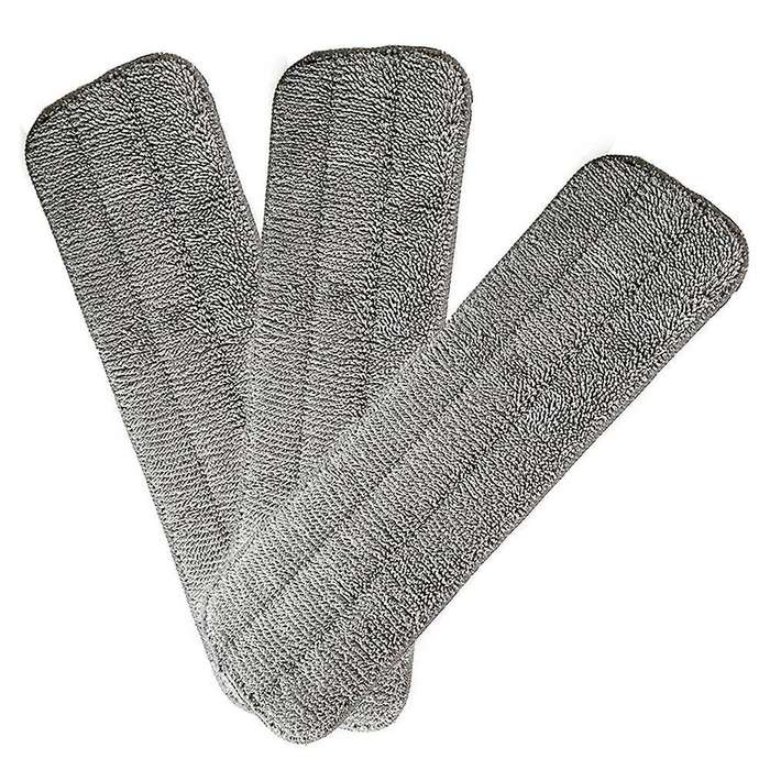 6 Pack Wet Dry Microfiber Mop Cleaning Pad 38x11cm for Spray Mops