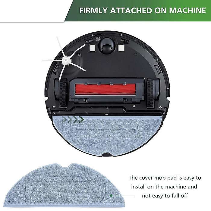 Mop Cloth Pads Compatible for Xiaomi Roborock S7 T7s T7plus Vacuum