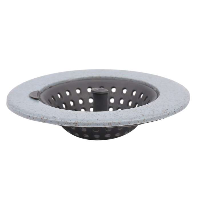 2x Silicone Kitchen Sink Stopper Plug for Bath Drain Drainer Strainer