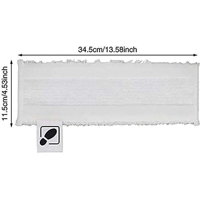 2 Pcs Microfiber Cloth for Karcher Sc2 Easyfix Steam Cleaner Mop Pads