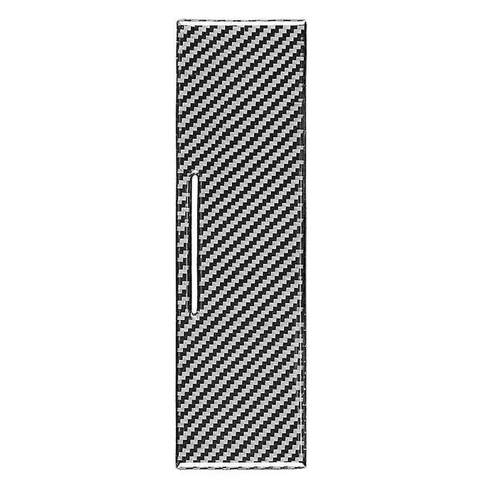 Carbon Fiber Center Control Panel Ashtray Box Cover Trim Sticker