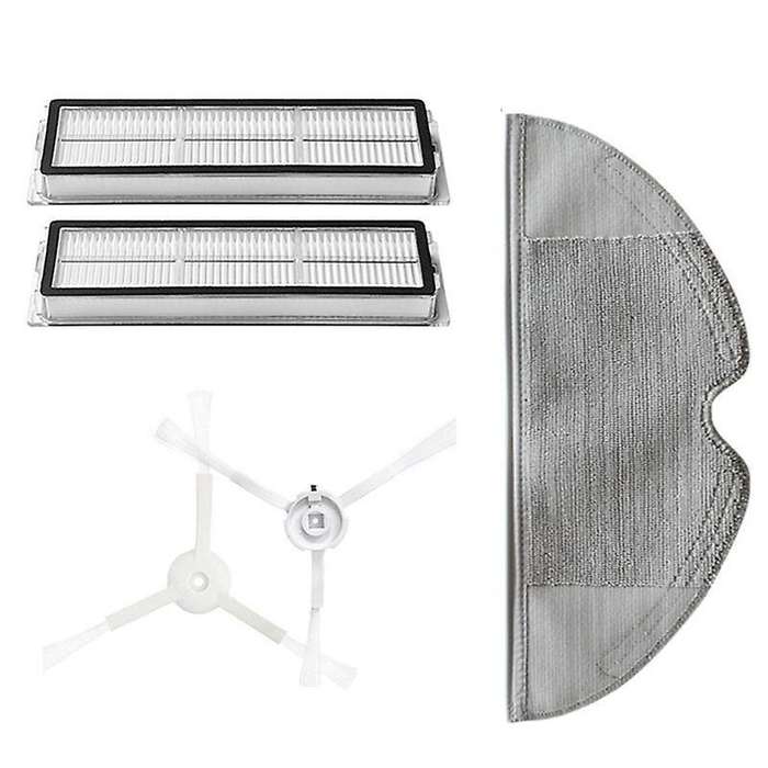 5 Pcs Filters Side Brush Mop Cloth for Xiaomi Mijia 1c Mopping Robot