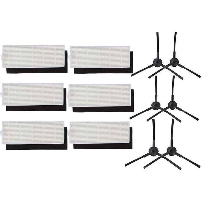 Hepa Filter Side Brushes for Ilife A6 A4s A4 Robot Vacuum Cleaner