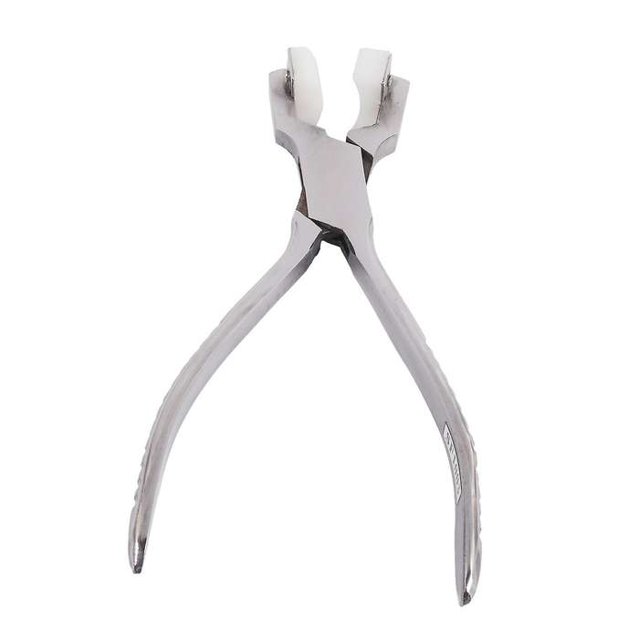 Tool Stainless Steel Nylon Jewelry Repair Tool Head Flat Nose Pliers