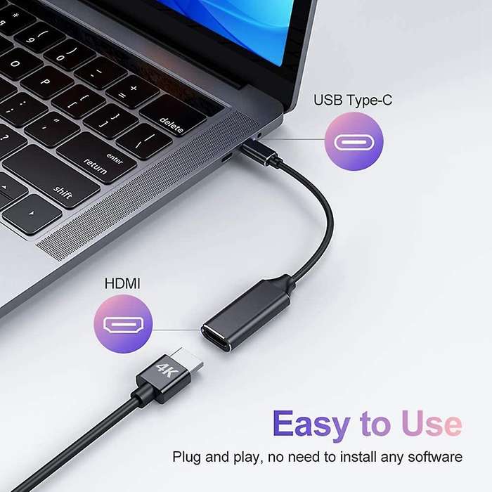 Usb C to Hdmi Adapter, 4k Tv for Samsung Galaxy /huawei Mate 20 P20