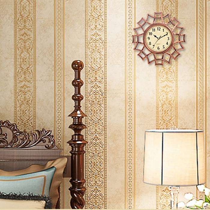 Abstract Wall Clock Numeral Geometric Wall Clock Quartz Copper