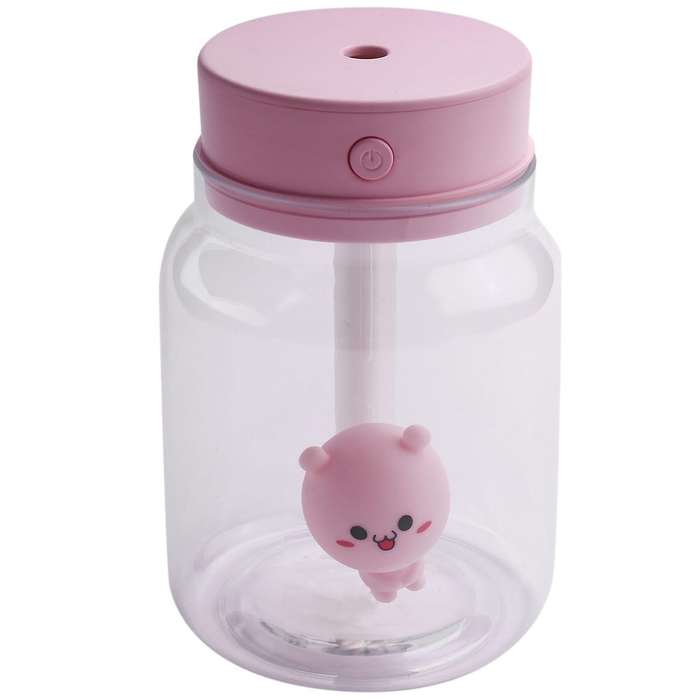 Humidifier Mini Usb Small Household Sprayer Luminous Cup Pink