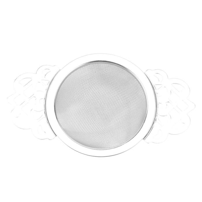 Tea Strainers with Drip Bowls (2-pack) Stainless Steel Tea Strainers