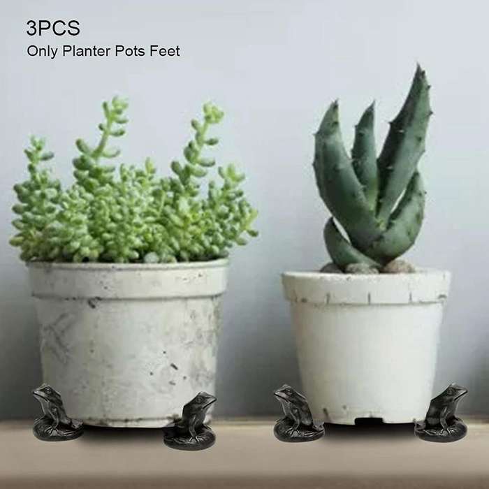 3pcs Plant Risers for Pots Poly Resin Plant Pot Feet C