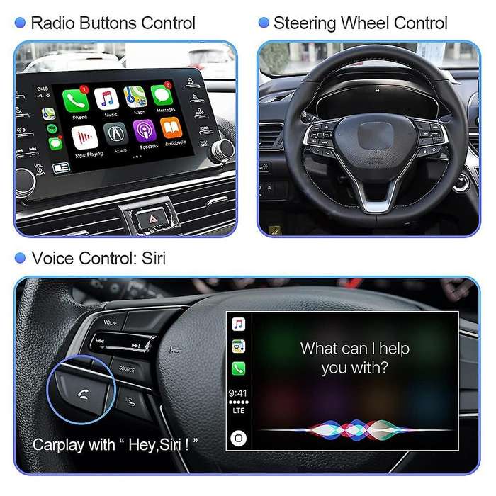 Wireless Carplay for Honda Accord 10th 2018-20 Multimedia Play Ai Box