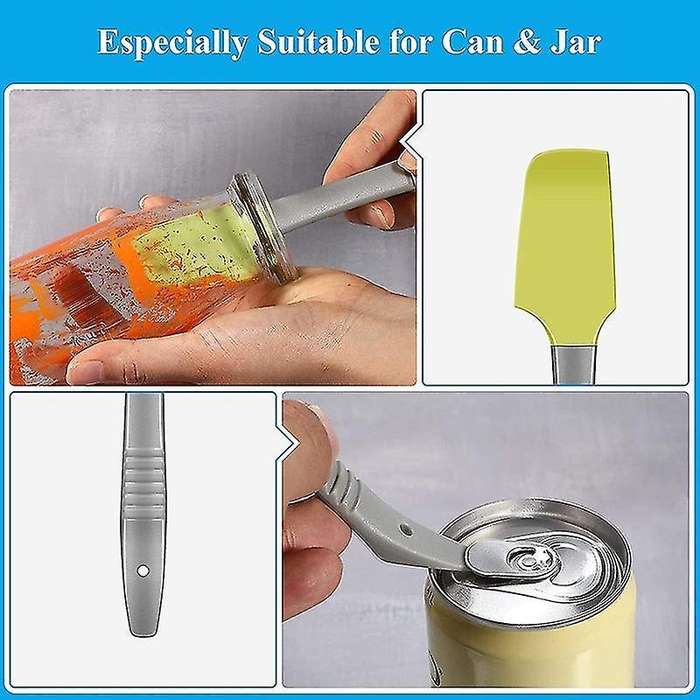 Silicone Spatula Non-stick Small Rubber Spatula Tiny Cooking Scraper