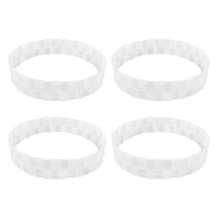 For Ecovacs Sweeper Tire Ring Accessories Anti-wear Tire Skin, 4pcs