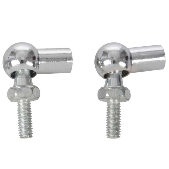 6mm Male Female Thread L Shaped Ball Joint Rod End Bearings 4pcs