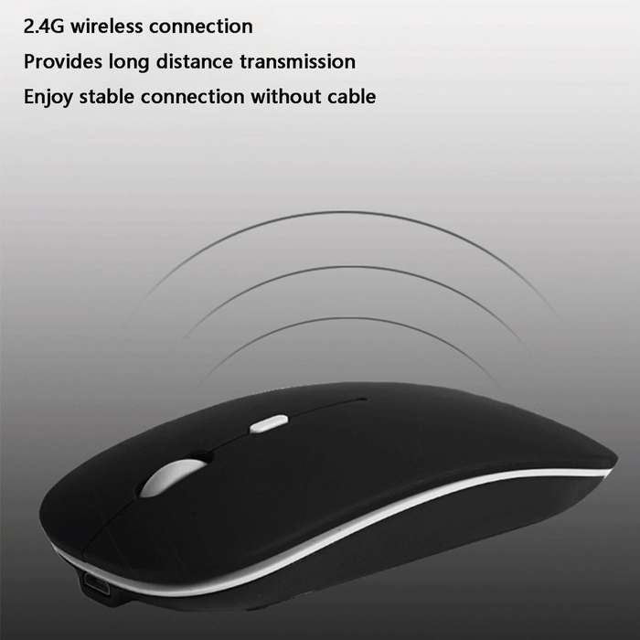 5.0 Bluetooth Wireless Mouse for Apple Macbook Air Xiaomi Pro Black