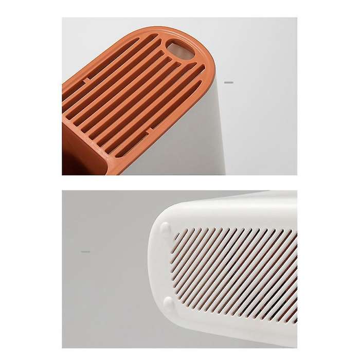 Kitchen Drain Knife Holder Knife Block Stand Organizer Blue