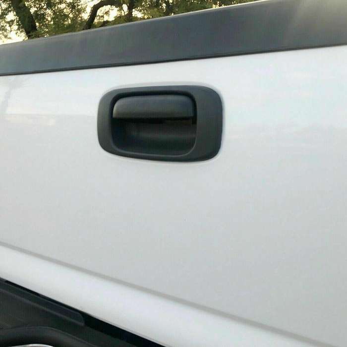 Tail Gate Tailgate Handle Bezel Trim for 1999-2007 Chevy Silverado