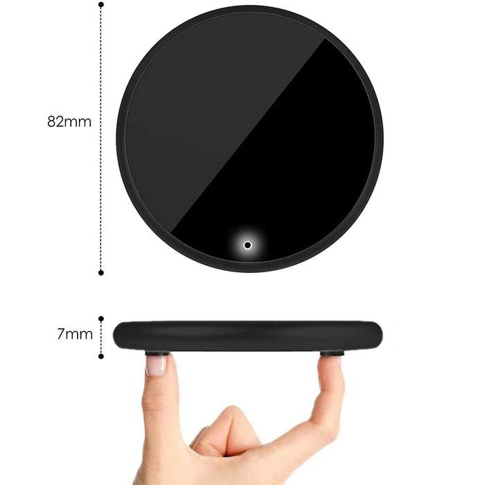 Coffee Warmer Coaster,usb Electric Heater for Office Home,black 82 X 82 X 7mm