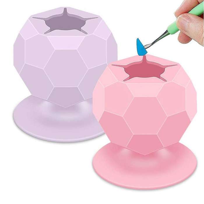 2 Pack Vinyl Weeding Scrap Collectors, Silicone Suction Cups