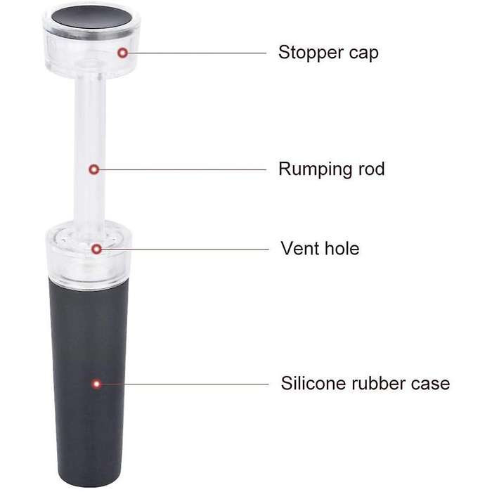Wine Bottle Stoppers 6 Pack Reusable Wine Bottle Stopper