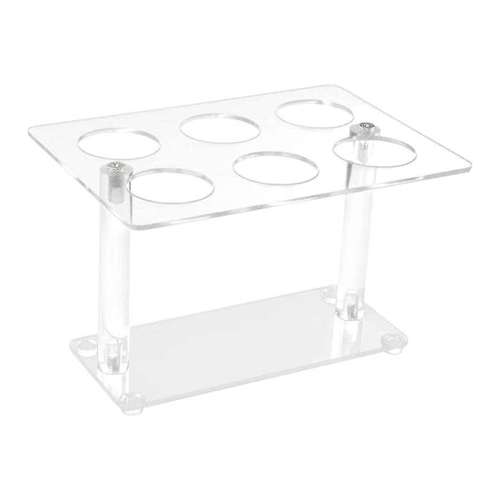 1pcs Cone Holder, Clear Acrylic Ice Cream Cone Holder, (6 Holes)