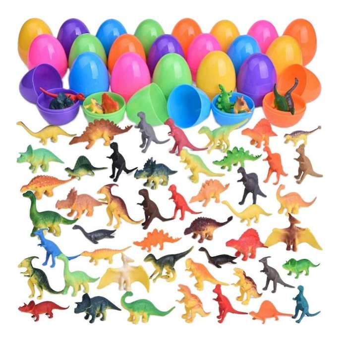 4pcs/set Magic Water Growing Dino Egg Hatching Colorful Toy for Boys