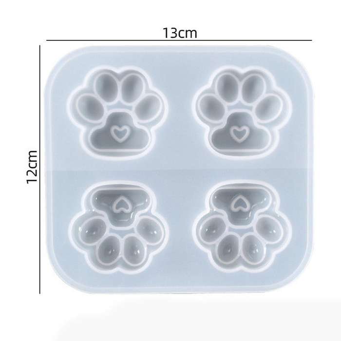 Crystal Epoxy Drain Design Lotus Leaf Soap Storage Box Silicone Mold