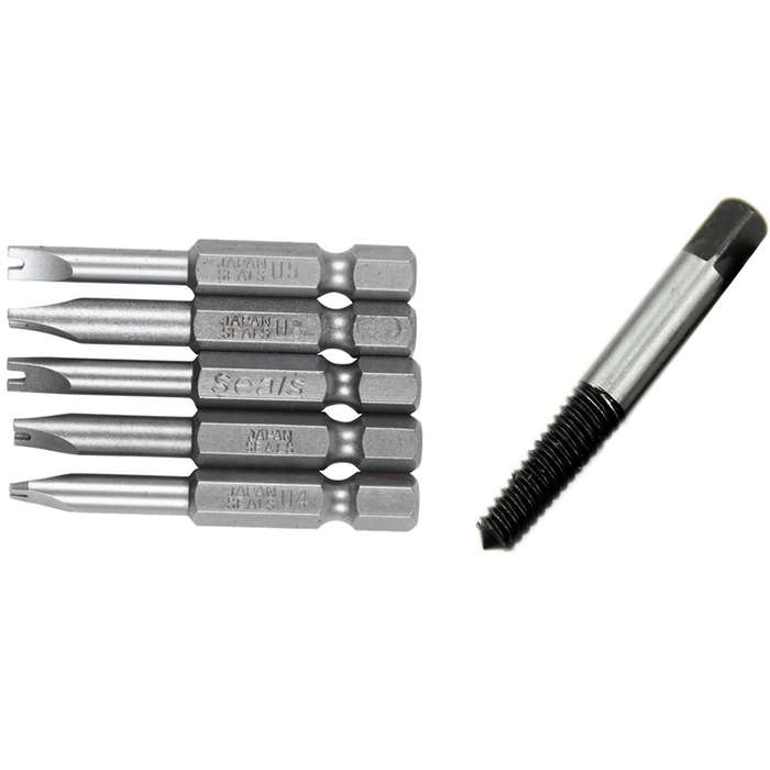 5pc Damaged Screw Extractor Out Set Bolt Stud Tool Kit 3mm- 18mm